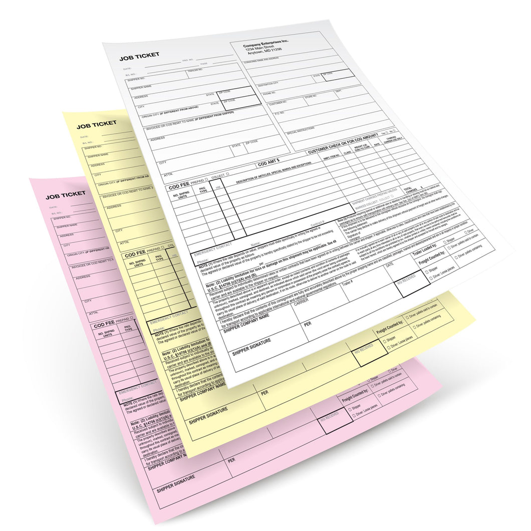 2part /3 Part Forms/Invoices