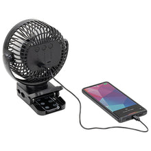 Charger l&#39;image dans la galerie, Zephyr Clip Fan with Power Bank, Light &amp; Remote Control
