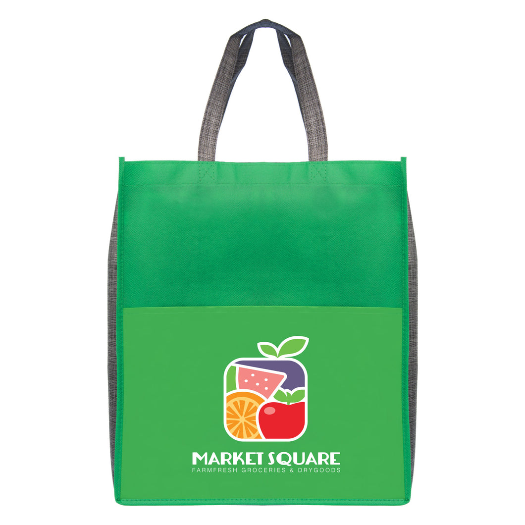 Rome - Non-Woven Tote Bag with 210D Pocket (C)